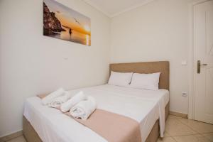 Postel nebo postele na pokoji v ubytování Kasta BnB
