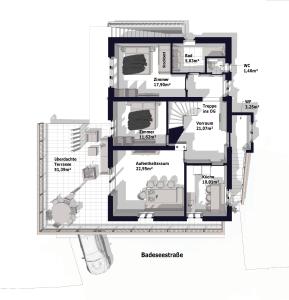 Půdorys ubytování Chalet Eben