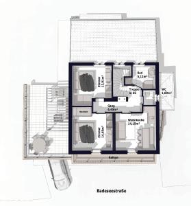 Půdorys ubytování Chalet Eben