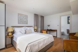 Posteľ alebo postele v izbe v ubytovaní Luxury Villa Cippico XXII with Pool