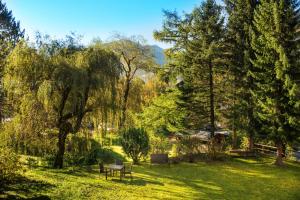 Vonkajšia záhrada v ubytovaní Appartementhaus Gastein inklusive Alpentherme gratis