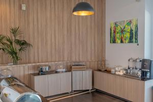 Kuchyňa alebo kuchynka v ubytovaní Fani Luxury Apartments Stavros