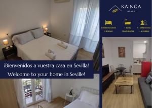 Posteľ alebo postele v izbe v ubytovaní Almona junto al río - Kainga Homes