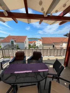 Balkón alebo terasa v ubytovaní Apartments Anka i Krešimir