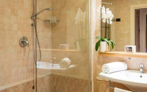 Koupelna v ubytování Hotel dei Duchi