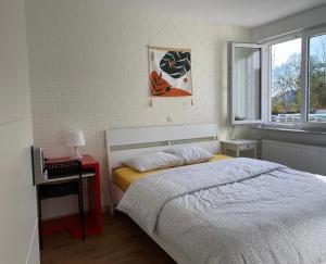 Postel nebo postele na pokoji v ubytování Apartment CHEZ TONY