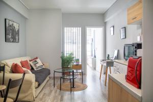 Kuchyň nebo kuchyňský kout v ubytování Ermou 18 Mosaics boutique apartment