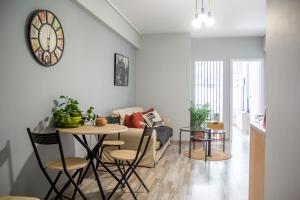 Posezení v ubytování Ermou 18 Mosaics boutique apartment