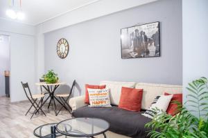 Posezení v ubytování Ermou 18 Mosaics boutique apartment