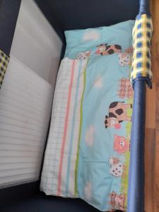 Postel nebo postele na pokoji v ubytování Fewo schöne Aussicht