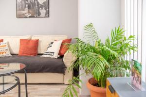 Posezení v ubytování Ermou 18 Mosaics boutique apartment