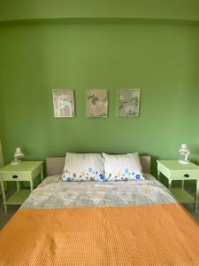 Postel nebo postele na pokoji v ubytování Bluebago beachhouse II