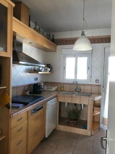 Ett kök eller pentry på Apartamento Rural