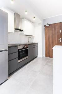 Dapur atau dapur kecil di Apartament Gdańsk Węgrzyna