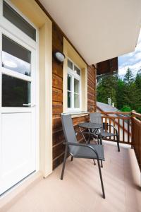 Balkón alebo terasa v ubytovaní Apartmán U Vlka - Hubertus, Karlova Studánka