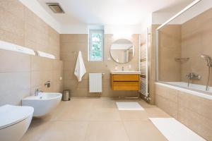Kúpeľňa v ubytovaní Apartmán U Vlka - Hubertus, Karlova Studánka