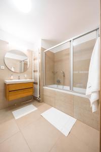 Kúpeľňa v ubytovaní Apartmán U Vlka - Hubertus, Karlova Studánka