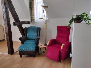 Posezení v ubytování Gästehaus Goethe