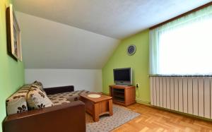 Televízia a/alebo spoločenská miestnosť v ubytovaní Apartments Alan