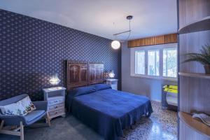 Katil atau katil-katil dalam bilik di Villa Seahorse, Fontane Bianche, Siracusa, BEACHFRONT, great wifi, beautiful garden