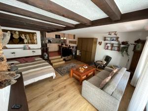 Posezení v ubytování Haus Oasis