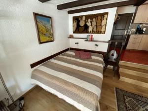 Postel nebo postele na pokoji v ubytování Haus Oasis