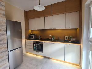 Kuchyňa alebo kuchynka v ubytovaní Malta Premium Apartment, free parking, self check-in 24h