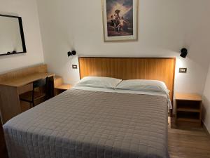 Postel nebo postele na pokoji v ubytování Hotel Umbria