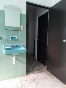 Kúpeľňa v ubytovaní HOTEL ACUARIO CATEMACO