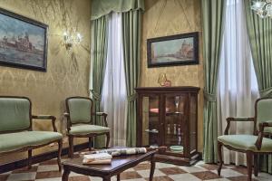 Istumisnurk majutusasutuses Antica Locanda al Gambero