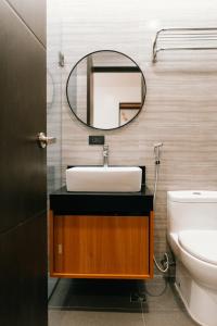Koupelna v ubytování El Sancho Hotel