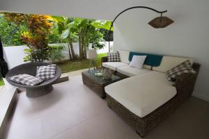 Posezení v ubytování Le Comfort (self catering)