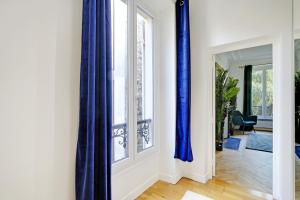 Posteľ alebo postele v izbe v ubytovaní Charming apartment - 1BR-4P - Parc Monceau
