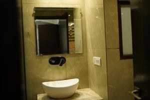 Koupelna v ubytování Hotel Anand Empire Near New Delhi Railway Station