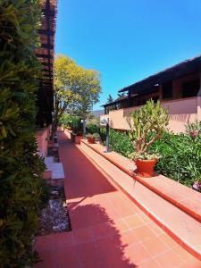 A garden outside Al Barcoco