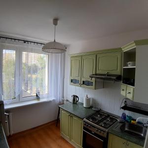 Köök või kööginurk majutusasutuses Apartament Grodzka