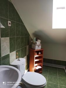 Koupelna v ubytování Vila Calix
