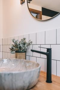 Koupelna v ubytování Kardamom Studio Apartman