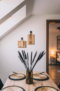 Posezení v ubytování Kardamom Studio Apartman