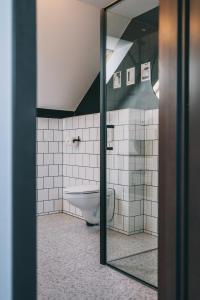Koupelna v ubytování Kardamom Studio Apartman