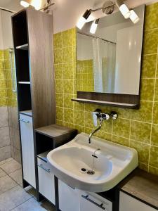 Kúpeľňa v ubytovaní Ferienwohnung am Mattsee