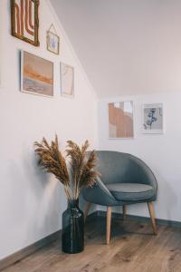 Posezení v ubytování Kardamom Studio Apartman