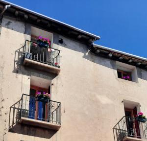 Balkón alebo terasa v ubytovaní Appartement Le cocon Mont louis 66