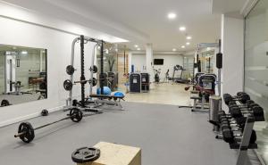 Fitness centrum a/nebo fitness zařízení v ubytování Olarain