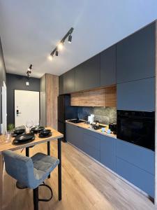 Kuchyňa alebo kuchynka v ubytovaní Unique Apartment Katowice City Center