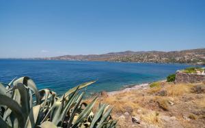 a view of a large body of water at Absolute Perdika Aegina in Perdika