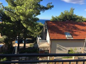 a view from the balcony of a house at Apartman ENA in Ivan Dolac
