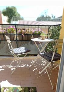 Balkón nebo terasa v ubytování B&B La Palmetta