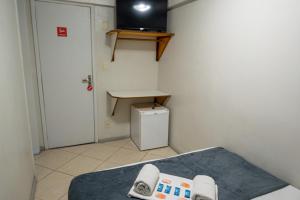 TV a/nebo společenská místnost v ubytování Hotel Vital, Rio de Janeiro
