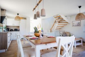 Dapur atau dapur kecil di Ferienhaus Küstennebel +12 gambar